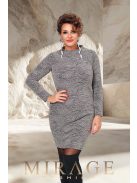 Mirage Fashion Free Fekete-Arany Csillogós Ruha