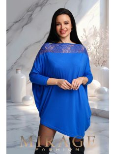 Mirage Fashion Song Királykék Csipkés Tunika