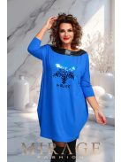 Mirage Fashion Snow Királykék Hópihés Tunika