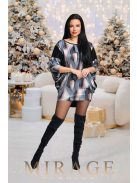 Mirage Fashion Hunter Szürke-Mályva Mintás Tunika