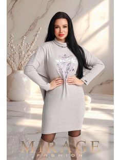 Mirage Fashion Hannaróza Beige Kötött Tunika
