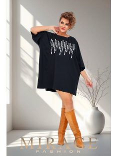 Mirage Fashion Polka Fekete-Fehér Tunika