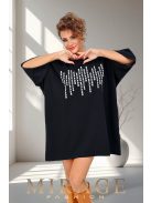 Mirage Fashion Polka Fekete-Fehér Tunika