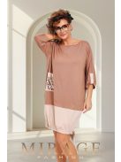 Mirage Fashion Tétisz Barna-Beige Tunika