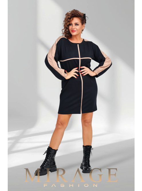 Mirage Fashion Miracle Fekete-Barna Tunika