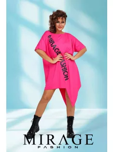 Mirage Fashion Rain Pink-Fekete Tunika
