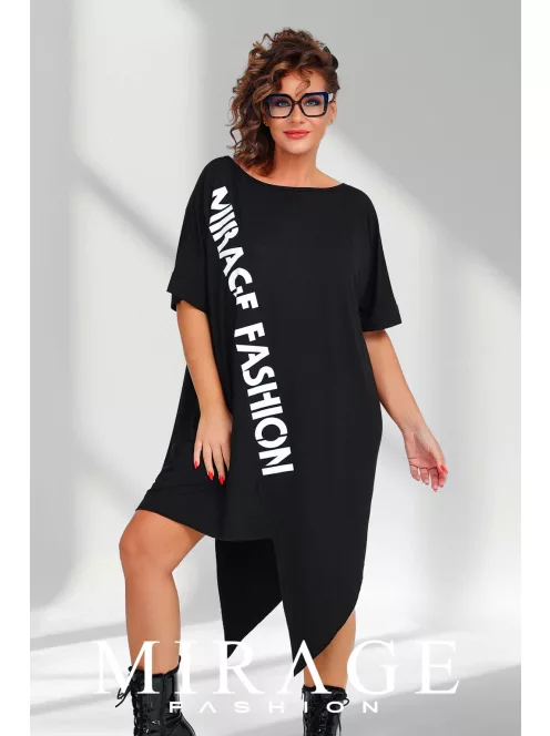 Mirage Fashion Rain Fekete-Fehér Tunika
