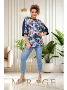 Mirage Fashion Punch Lila-Kék Mintás Tunika