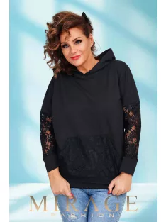 Mirage Fashion Chicago Fekete-Csipkés Felső