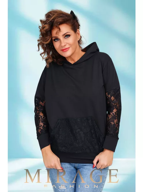 Mirage Fashion Chicago Fekete-Csipkés Felső