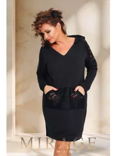Mirage Fashion Colosseo Fekete-Csipkés Tunika