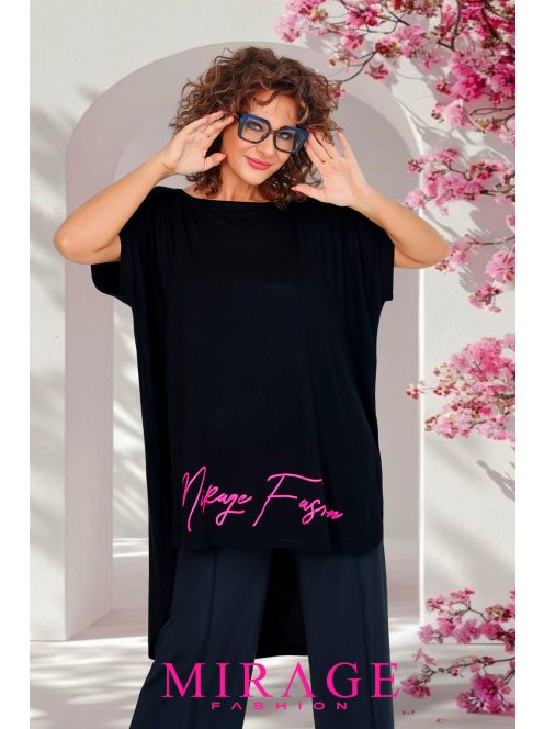 Mirage Fashion Fekete Csalka Tunika
