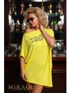 Mirage Fashion Sárga-Fekete Sziszy Tunika