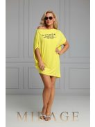 Mirage Fashion Sárga-Fekete Sziszy Tunika