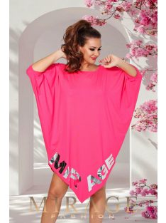 Mirage  Fashion Pink-Ezüst Tetris Tunika
