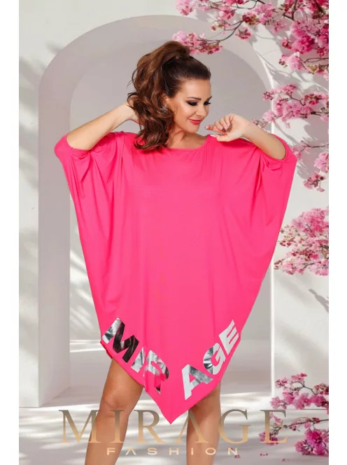 Mirage  Fashion Pink-Ezüst Tetris Tunika