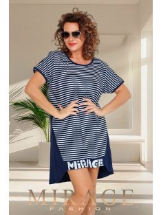 Mirage  Fashion Szellő Kék-Fehér Csíkos Tunika