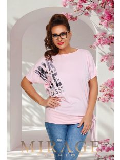 Mirage  Fashion Rózsaszín Mandarin Tunika