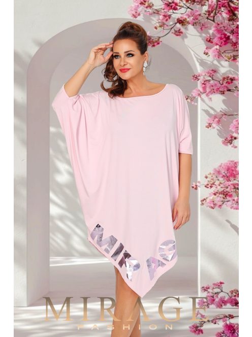 Mirage  Fashion Rózsaszín Tetris Tunika