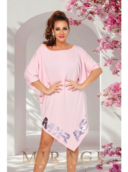 Mirage  Fashion Rózsaszín Tetris Tunika