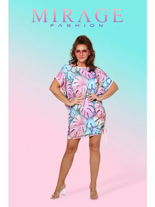 Mirage  Fashion Crayola Púder-Szines Mintás Tunika