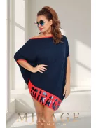 Mirage  Fashion Kék-Piros Aliz Tunika 