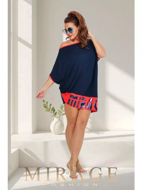 Mirage  Fashion Kék-Piros Aliz Tunika 