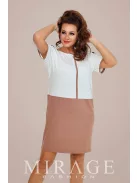 Mirage Fashion Aviator Ekrü-Mogyoró Ruha