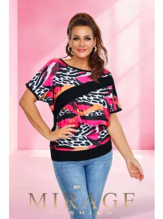 Mirage Fashion Pink Mintás Sadie Felső