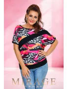 Mirage Fashion Pink Mintás Sadie Felső