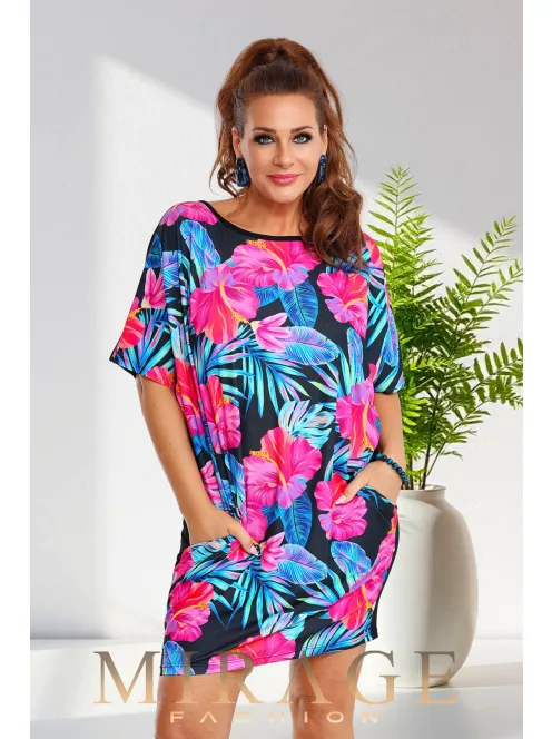 Mirage Fashion Tropical Mintás Kisley Ruha
