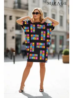 Mirage Fashion Fekete-Színes Irina Tunika