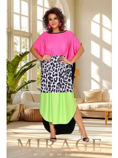 Mirage Fashion Pink-Állatmintás Melinda Ruha