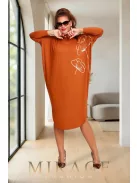 Mirage Fashion Barna-Arany Piké Tunika