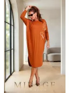 Mirage Fashion Barna-Arany Piké Tunika
