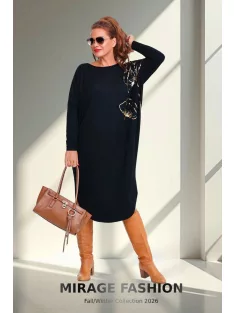 Mirage Fashion Fekete-Arany Piké Tunika