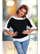Mirage Fashion Fekete-Fehér Tenessy Felső
