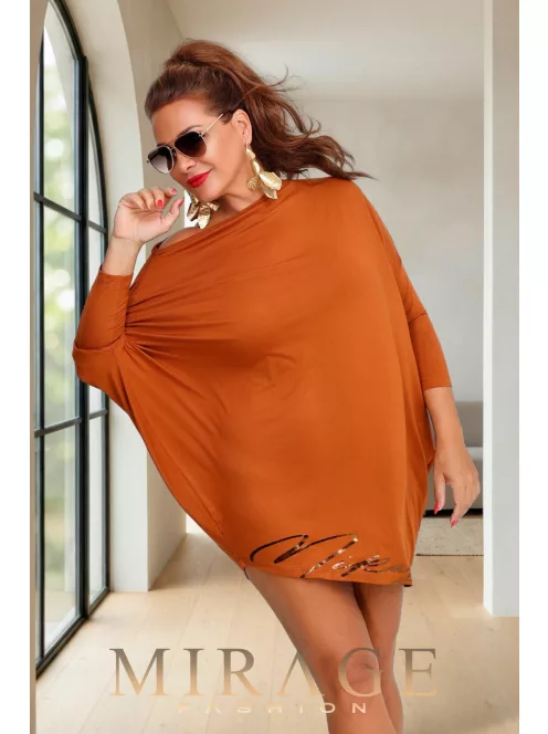 Mirage Fashion Barna-Arany Divino Tunika