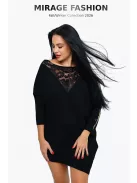 Mirage Fashion Fekete Debóra Tunika