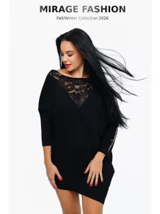 Mirage Fashion Fekete Debóra Tunika