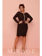 Mirage Fashion Barna-Beige Zipi Ruha