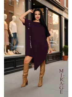 Mirage Fashion Padlizsán Dolli Tunika