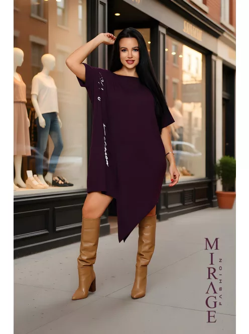 Mirage Fashion Padlizsán Dolli Tunika