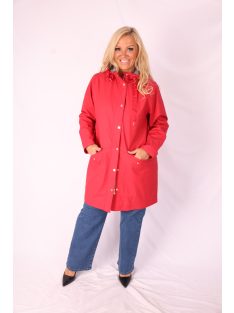 Micha Piros-Szürke Parka Kabát