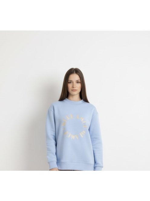 Micha Kék-Beige Mintás Delina Felső