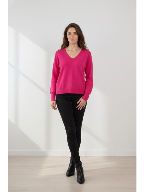 Micha Pink V Kötött Finna Felső