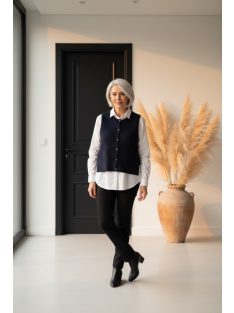 Micha Kék Kötött Mellény