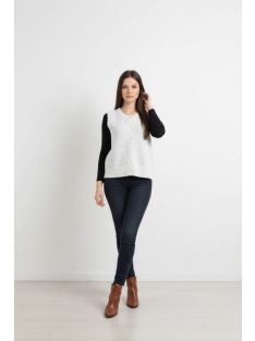 Micha Fehér Kötött Mellény