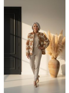 Micha Barna-Beige Holly Kabát