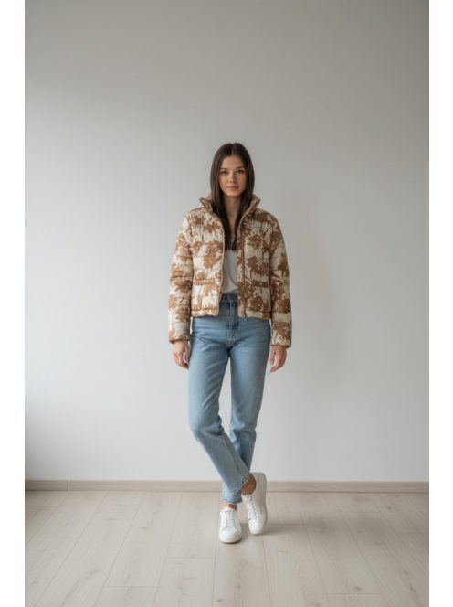 Micha Barna-Beige Holly Kabát